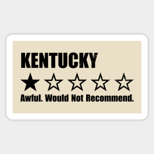 Kentucky One Star Review Magnet